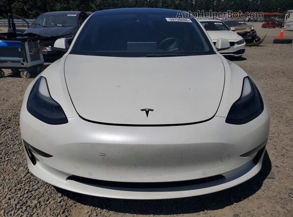 5YJ3E1EB9NF204027 2022 TESLA MODEL White Vista frontal