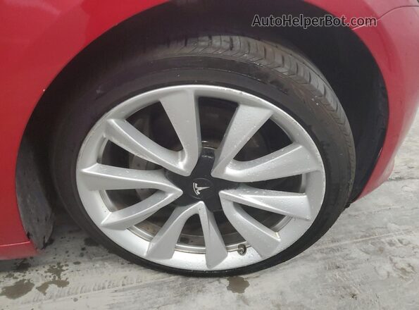 5YJ3E1EB9NF305049 2022 TESLA MODEL Red 