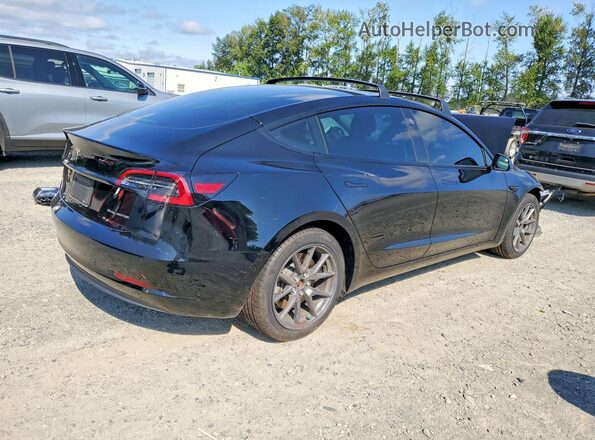 5YJ3E1EB9NF337578 2022 TESLA MODEL Black Հետևի աջ