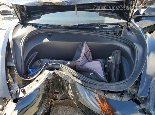 5YJ3E1EB9NF337578 2022 TESLA MODEL Black Սալոնի հետևի տեսք