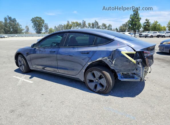 5YJ3E1EB9NF345759 2022 TESLA MODEL Угольный Задняя левая четверть