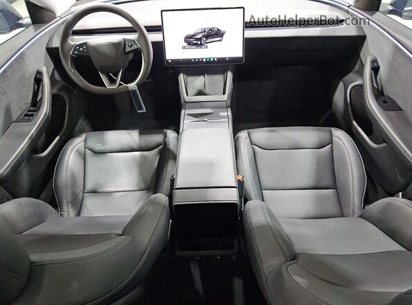 5YJ3E1EB9RF750459 2024 TESLA MODEL Угольный Вид панели приборов
