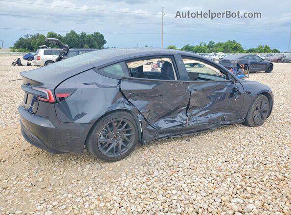 5YJ3E1EB9RF812457 2024 TESLA MODEL Угольный Задняя правая четверть