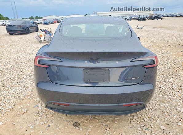 5YJ3E1EB9RF812457 2024 TESLA MODEL Угольный Вид сзади
