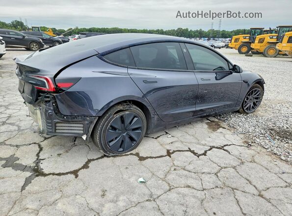 5YJ3E1EB9RF822177 2024 TESLA MODEL Серый Задняя правая четверть