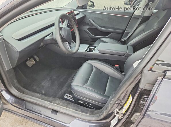 5YJ3E1EB9RF822177 2024 TESLA MODEL Серый Вид салона спереди