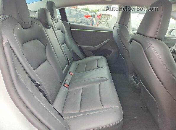 5YJ3E1EB9SF007855 2025 TESLA MODEL Белый Вид задних сидений
