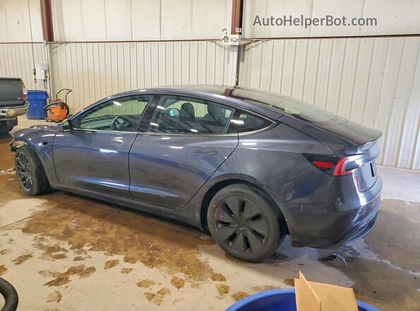 5YJ3E1EB9SF889321 2025 TESLA MODEL Серый Задняя левая четверть