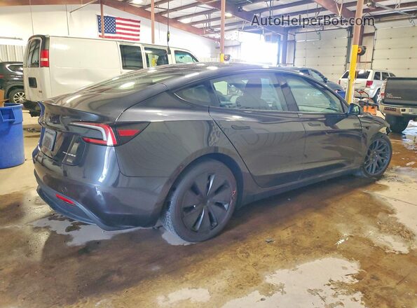 5YJ3E1EB9SF889321 2025 TESLA MODEL Серый Задняя правая четверть