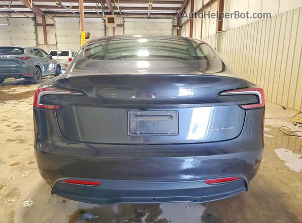 5YJ3E1EB9SF889321 2025 TESLA MODEL Серый Вид сзади
