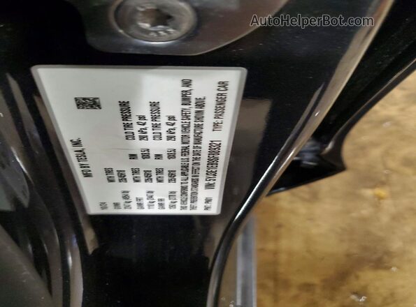 5YJ3E1EB9SF889321 2025 TESLA MODEL Серый Вид подкапотного пространства