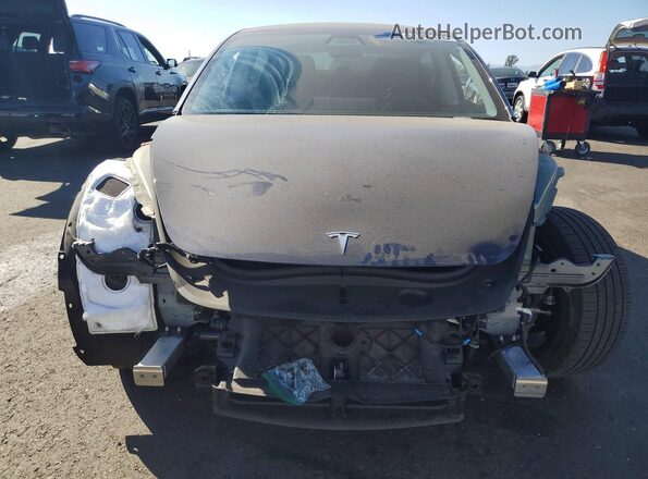 5YJ3E1EB9SF907607 2025 TESLA MODEL Gray Դիմացի տեսք