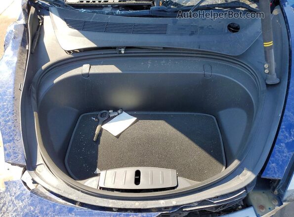 5YJ3E1EBXKF437121 2019 TESLA MODEL Blue Սալոնի հետևի տեսք
