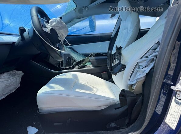 5YJ3E1EBXKF437121 2019 TESLA MODEL Blue Սալոնի դիմացի տեսք