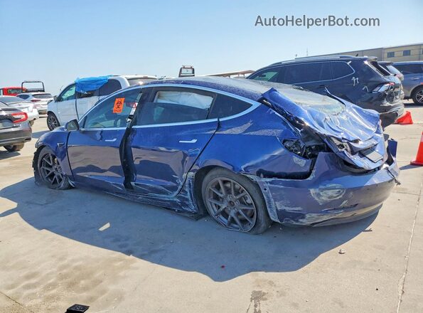 5YJ3E1EBXKF437121 2019 TESLA MODEL Blue Հետևի ձախ