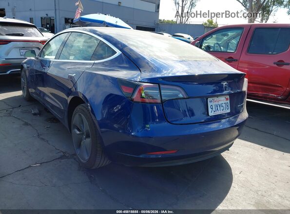 5YJ3E1EBXKF450516 2019 TESLA MODEL 3 Blue Rear left