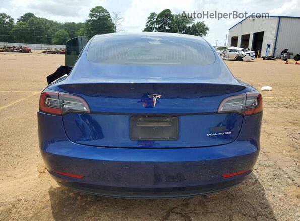 5YJ3E1EBXLF617684 2020 TESLA MODEL Blue Vista trasera