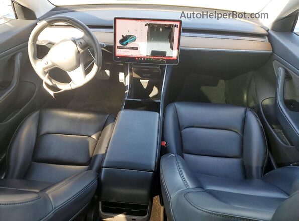 5YJ3E1EBXLF637580 2020 TESLA MODEL White წინა პანელის ხედი