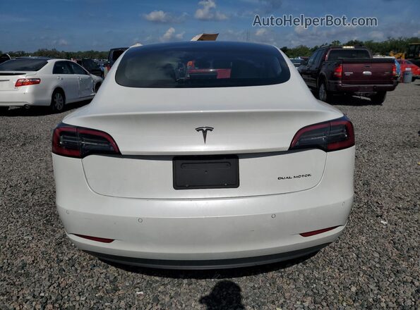 5YJ3E1EBXLF795644 2020 TESLA MODEL White უკანა ხედი