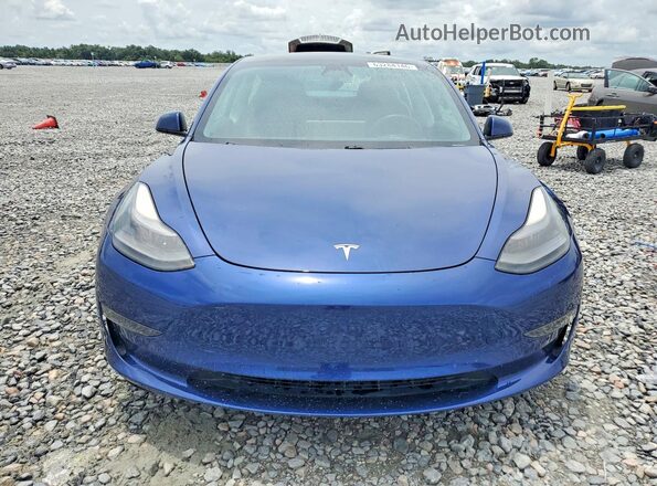 5YJ3E1EBXMF869193 2021 TESLA MODEL Blue Vista frontal