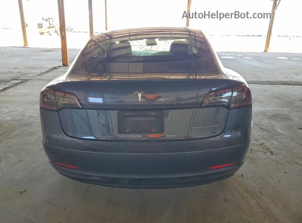 5YJ3E1EBXMF927948 2021 TESLA MODEL Серый Вид сзади