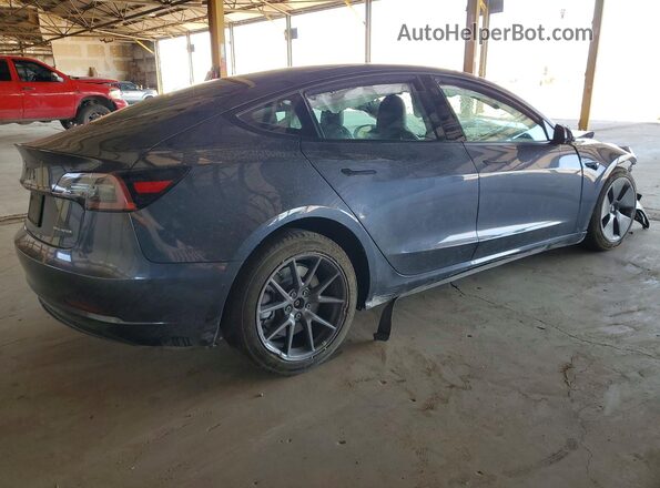 5YJ3E1EBXMF927948 2021 TESLA MODEL Серый Задняя правая четверть