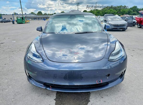 5YJ3E1EBXNF103353 2022 TESLA MODEL Charcoal წინა ხედი