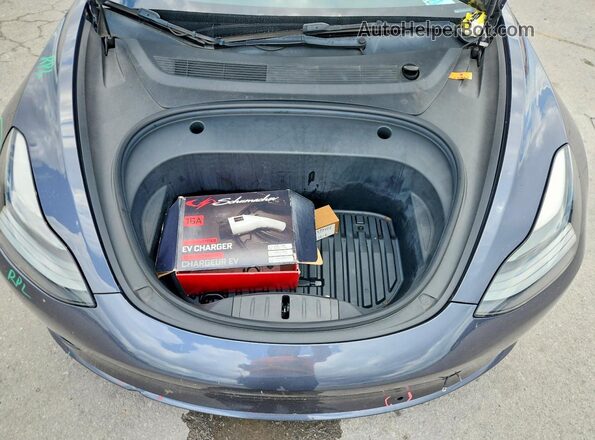 5YJ3E1EBXNF103353 2022 TESLA MODEL Charcoal უკანა სალონის ხედი