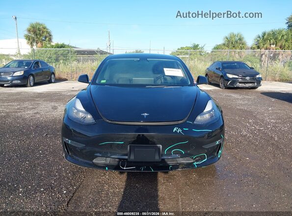 5YJ3E1EBXNF131413 2022 TESLA MODEL 3 Black წინა ხედი