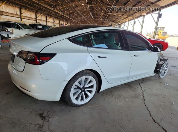 5YJ3E1EBXNF138846 2022 TESLA MODEL White Հետևի աջ