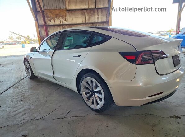 5YJ3E1EBXNF138846 2022 TESLA MODEL White Հետևի ձախ