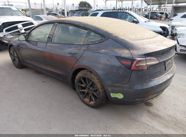 5YJ3E1EBXNF178179 2022 TESLA MODEL 3 Серый Задняя левая четверть