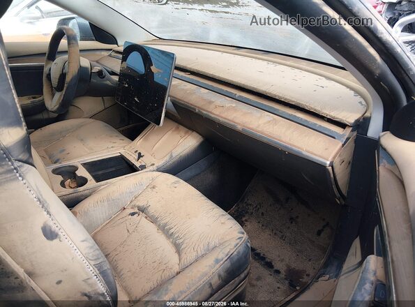 5YJ3E1EBXNF178179 2022 TESLA MODEL 3 Серый Вид салона спереди
