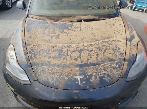 5YJ3E1EBXNF178179 2022 TESLA MODEL 3 Серый Вид сзади