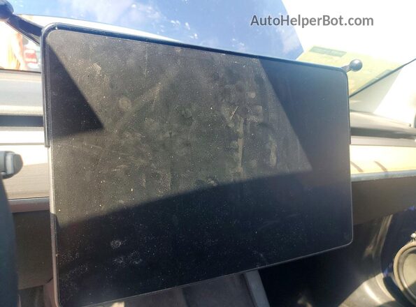 5YJ3E1EBXNF246691 2022 TESLA MODEL Blue Սարքավորումների վահանակի տեսք
