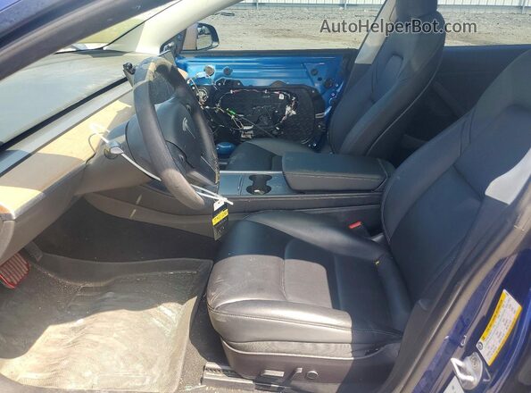 5YJ3E1EBXNF246691 2022 TESLA MODEL Blue Սալոնի դիմացի տեսք