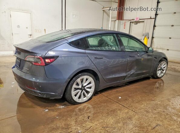 5YJ3E1EBXNF288097 2022 TESLA MODEL Gray Rear right