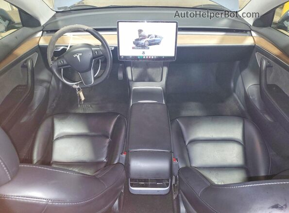 5YJ3E1EBXNF288097 2022 TESLA MODEL Gray Dashboard view