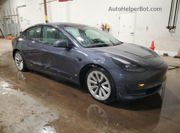 5YJ3E1EBXNF288097 2022 TESLA MODEL Gray 