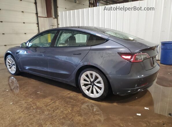 5YJ3E1EBXNF288097 2022 TESLA MODEL Gray 360 interior view