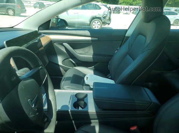 5YJ3E1EBXNF323818 2022 TESLA MODEL Черный Вид щитка приборов