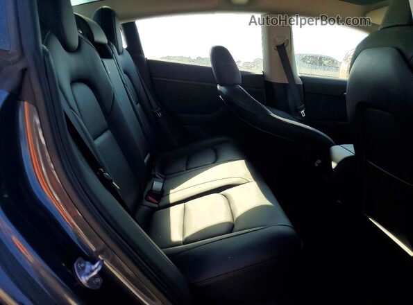 5YJ3E1EBXNF323818 2022 TESLA MODEL Черный Вид задних сидений