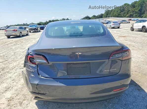 5YJ3E1EBXNF323818 2022 TESLA MODEL Черный Вид сзади
