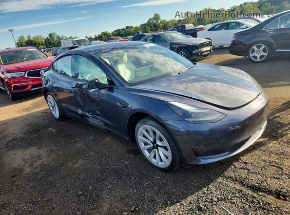 5YJ3E1EBXPF660900 2023 TESLA MODEL Gray წინა მარჯვენა