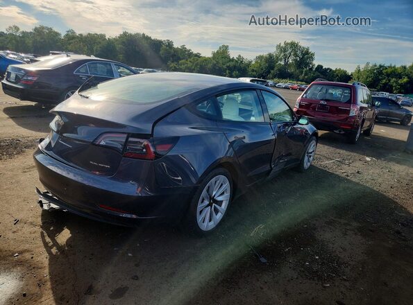 5YJ3E1EBXPF660900 2023 TESLA MODEL Gray უკანა მარჯვენა