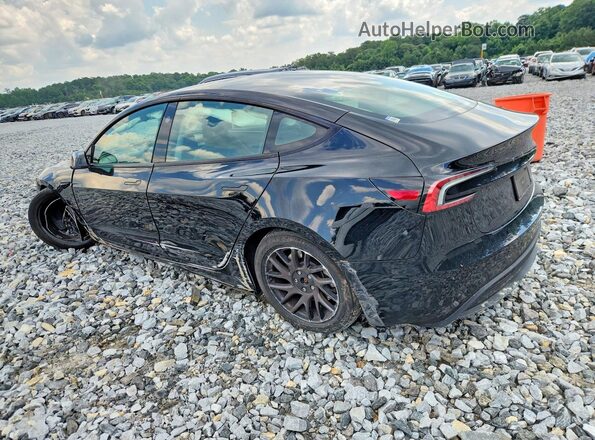 5YJ3E1EBXRF773734 2024 TESLA MODEL Черный Задняя левая четверть