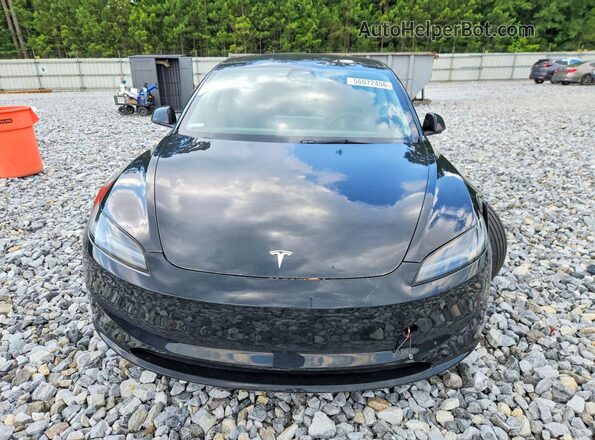 5YJ3E1EBXRF773734 2024 TESLA MODEL Черный Вид спереди
