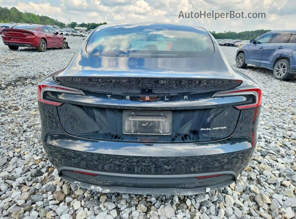 5YJ3E1EBXRF773734 2024 TESLA MODEL Черный Вид сзади