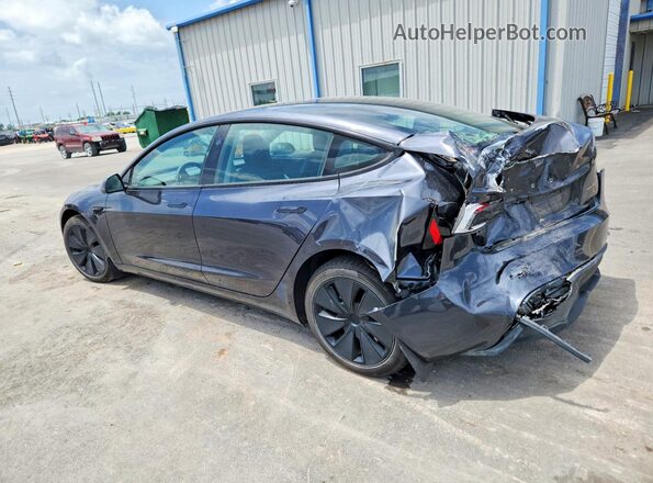 5YJ3E1EBXRF801337 2024 TESLA MODEL Gray Задня ліва чверть