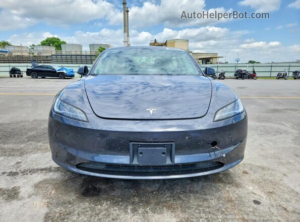 5YJ3E1EBXRF801337 2024 TESLA MODEL Gray Вид спереду